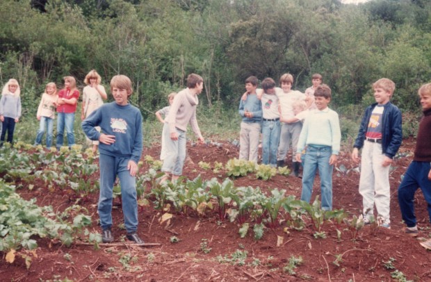 HORTA DA ESCOLA PADRE TESCHAUER MEADOS 1990